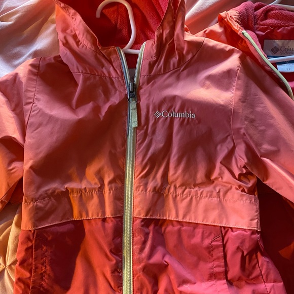Columbia girls rain jacket/wind jackets - Picture 1 of 3